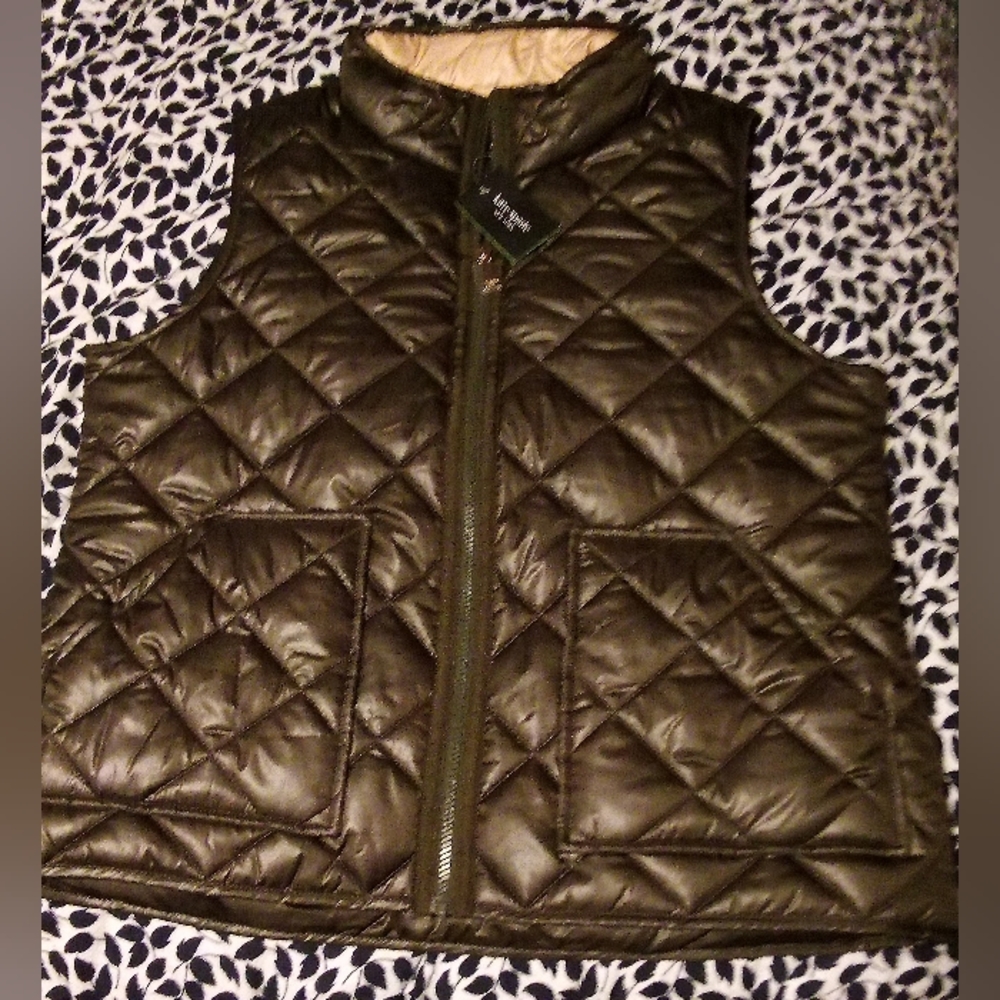 Kate Spade Quilted Vest, XL